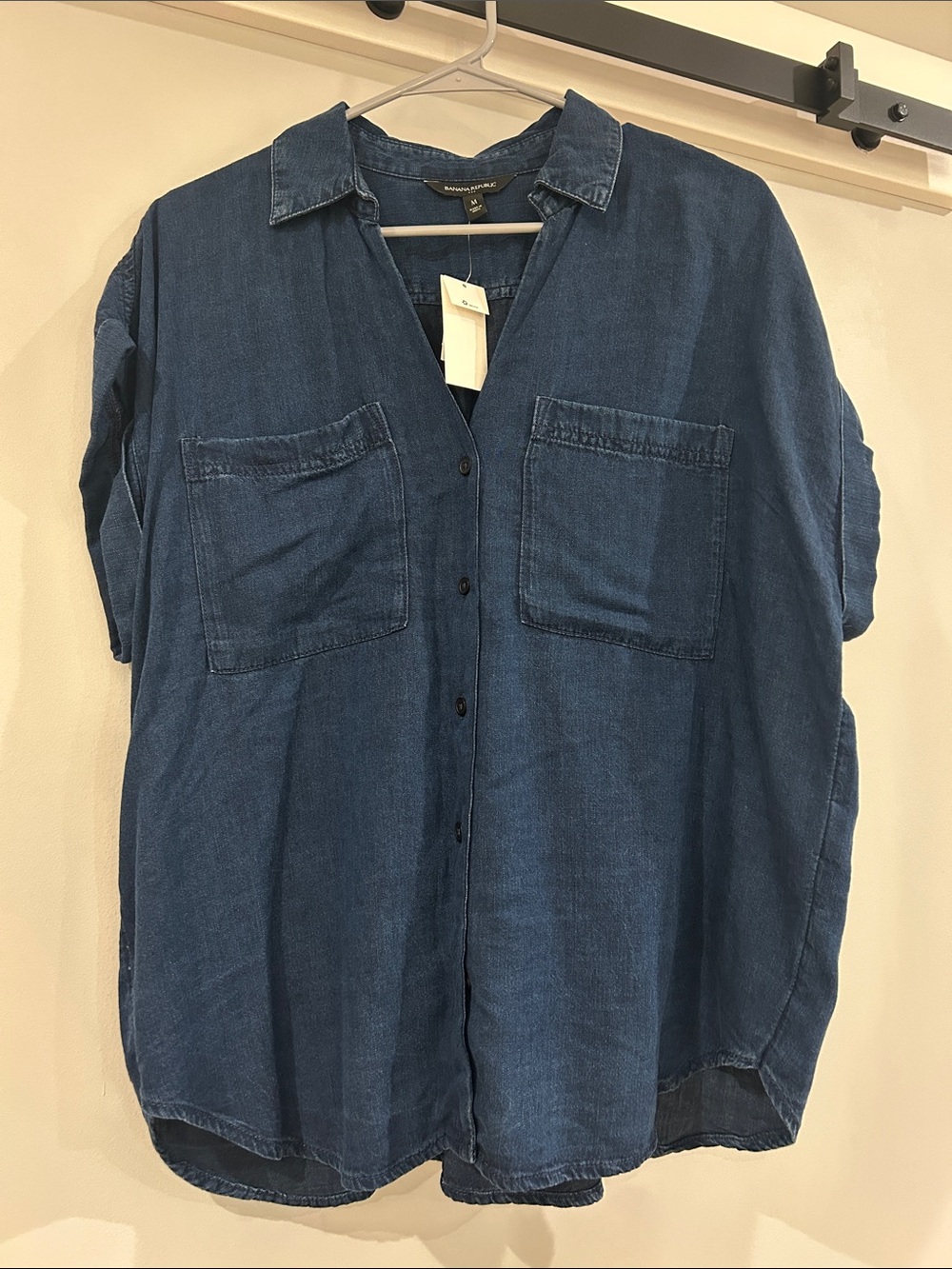 Banana Republic Blue Button Down Shirt NWT